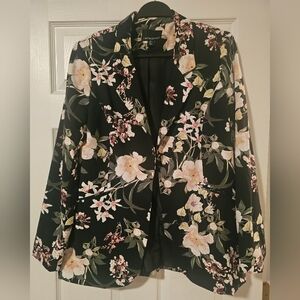 Cynthia Rowley Black Floral Women's Blazer